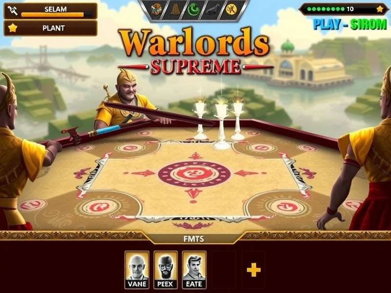 Carrom Warlord Supreme Game Screenshot